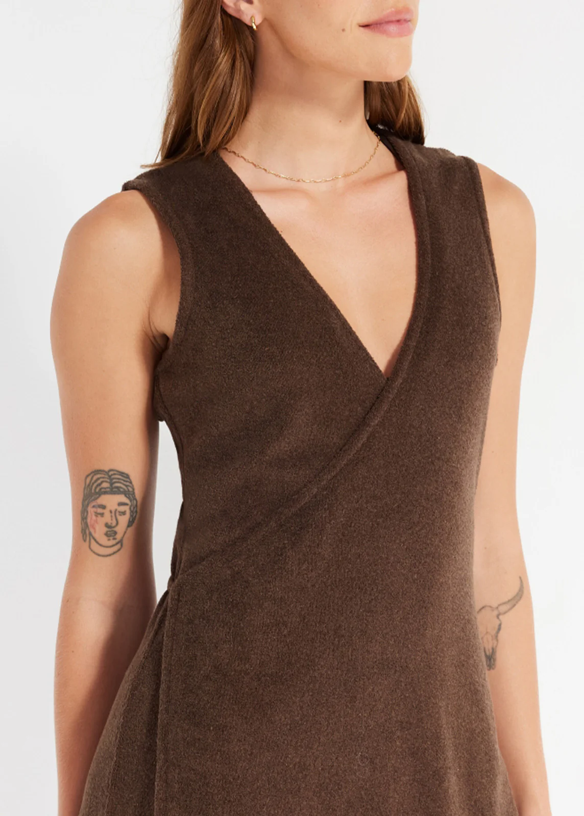 Coastal Terry Wrap Dress - Image 4