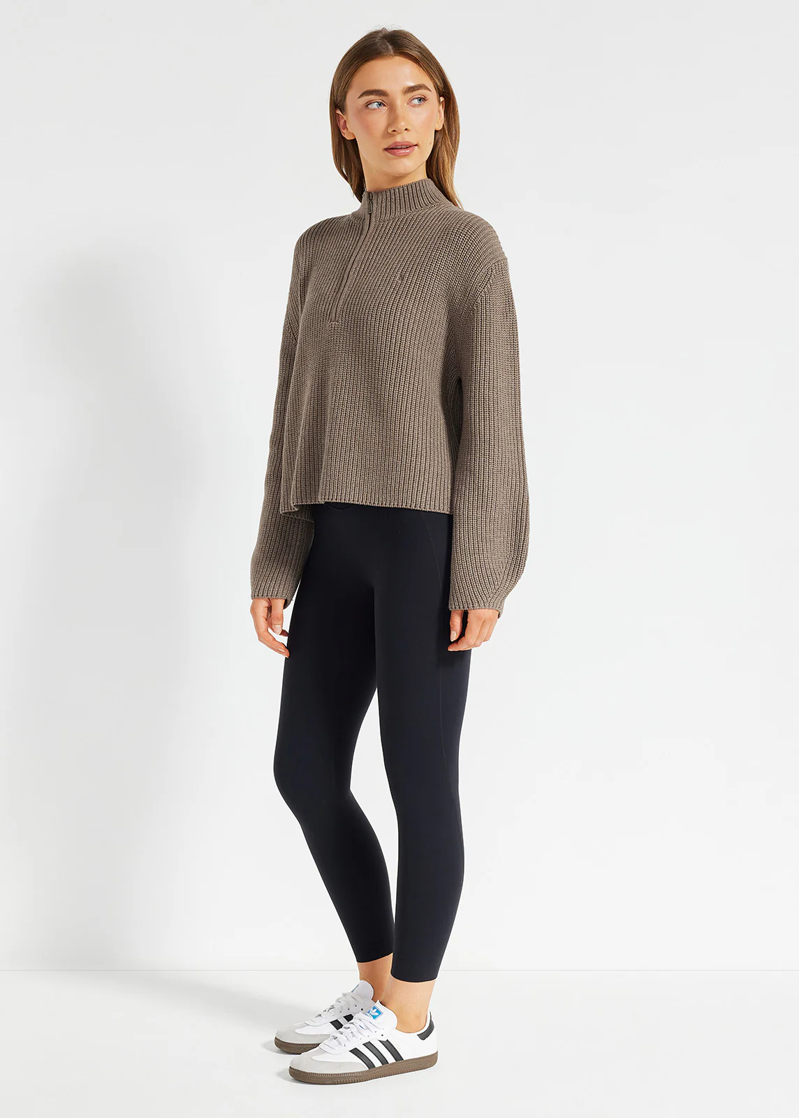 Everyday Ribbed 1/2 Zip - Image 4
