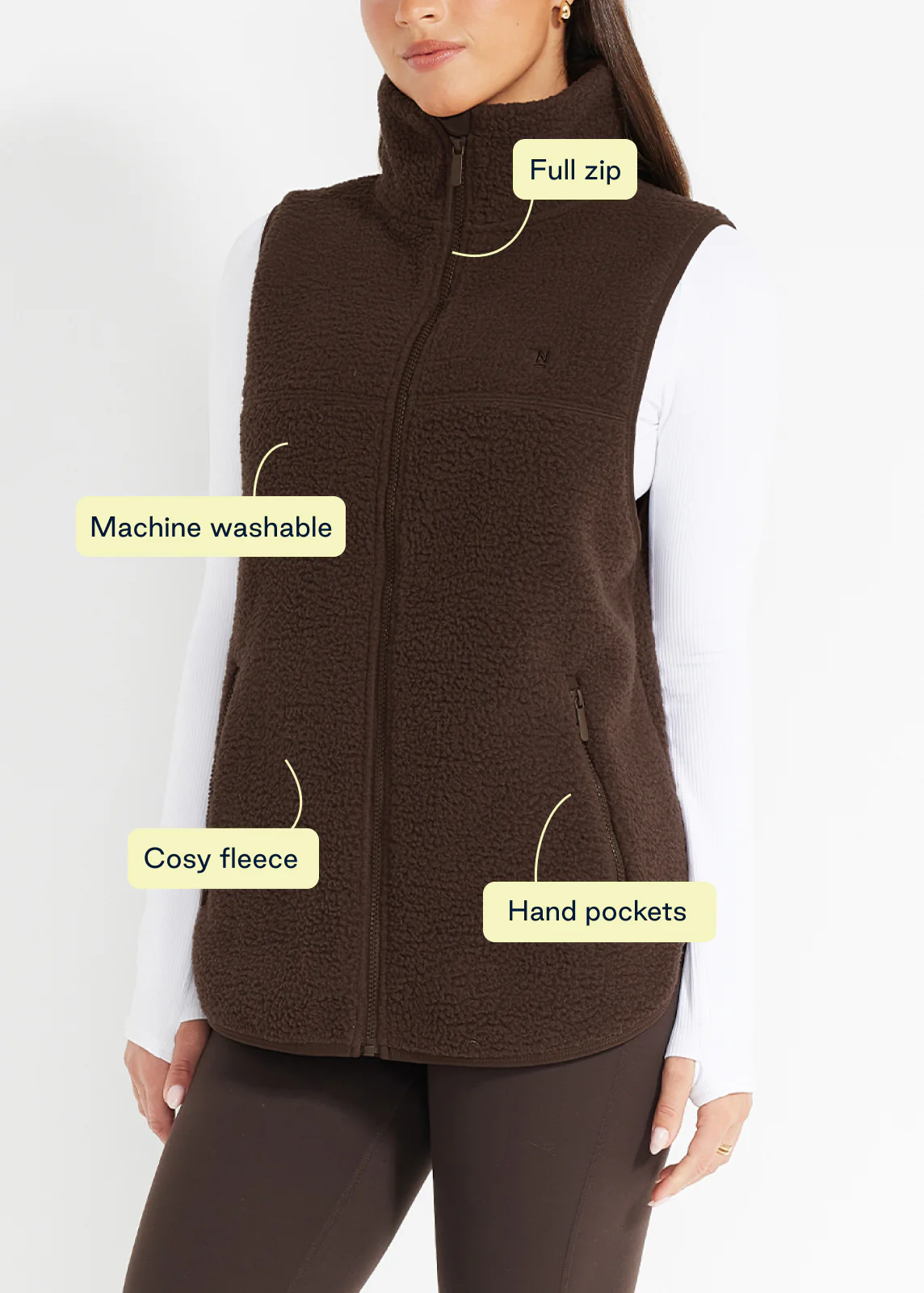 Explore More Sherpa Vest - Image 6