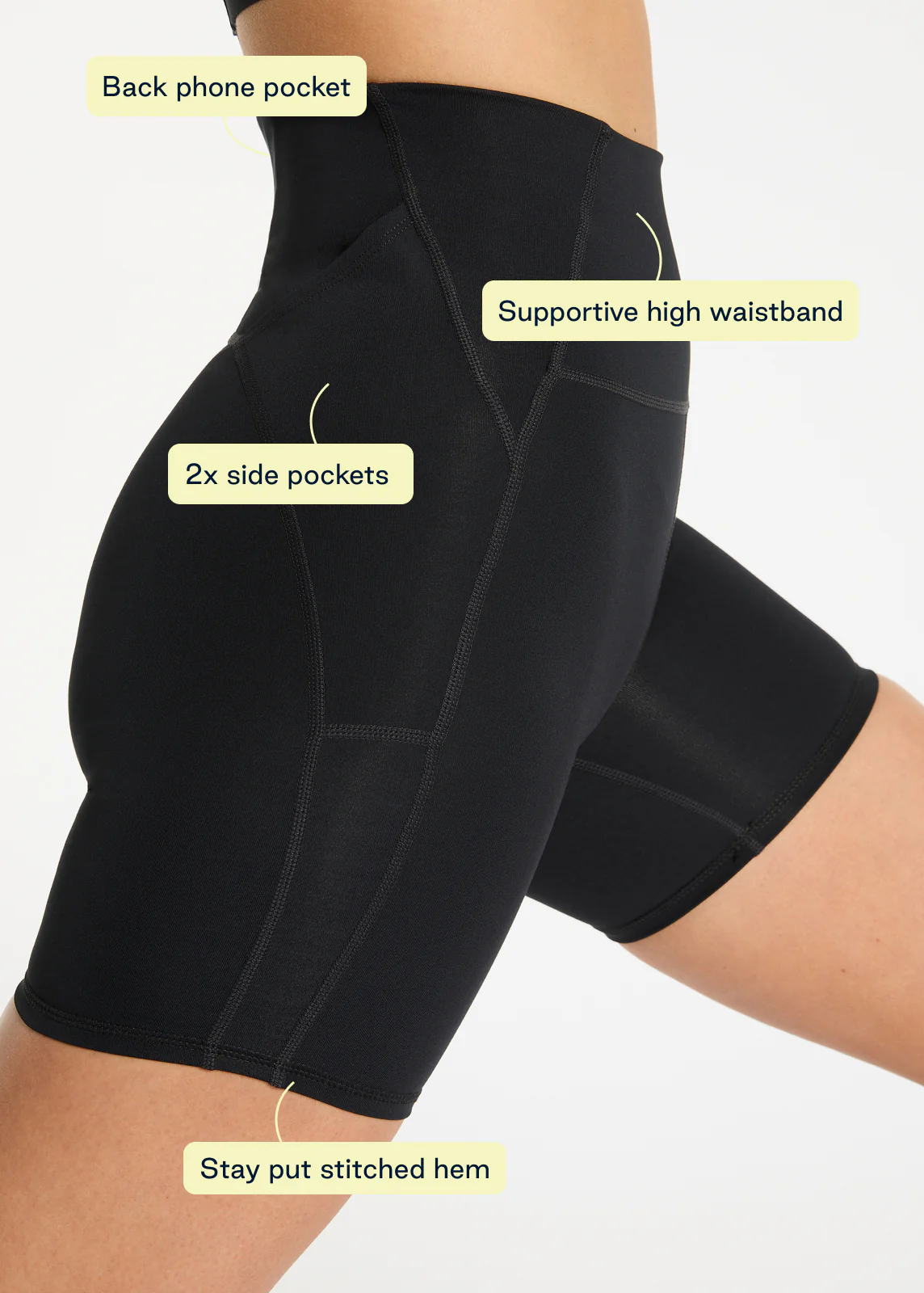 In Tempo Run Short 14cm - Image 6
