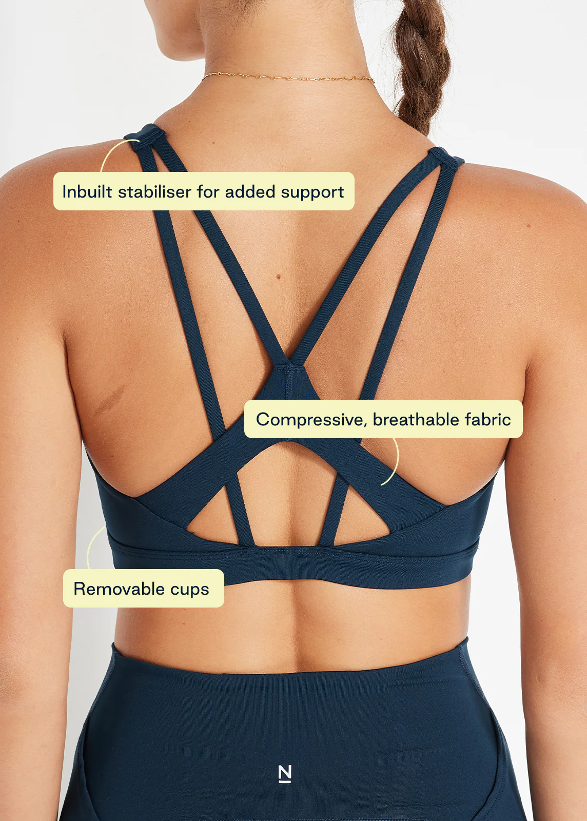 In Tempo Strappy A-C Bra - Image 5