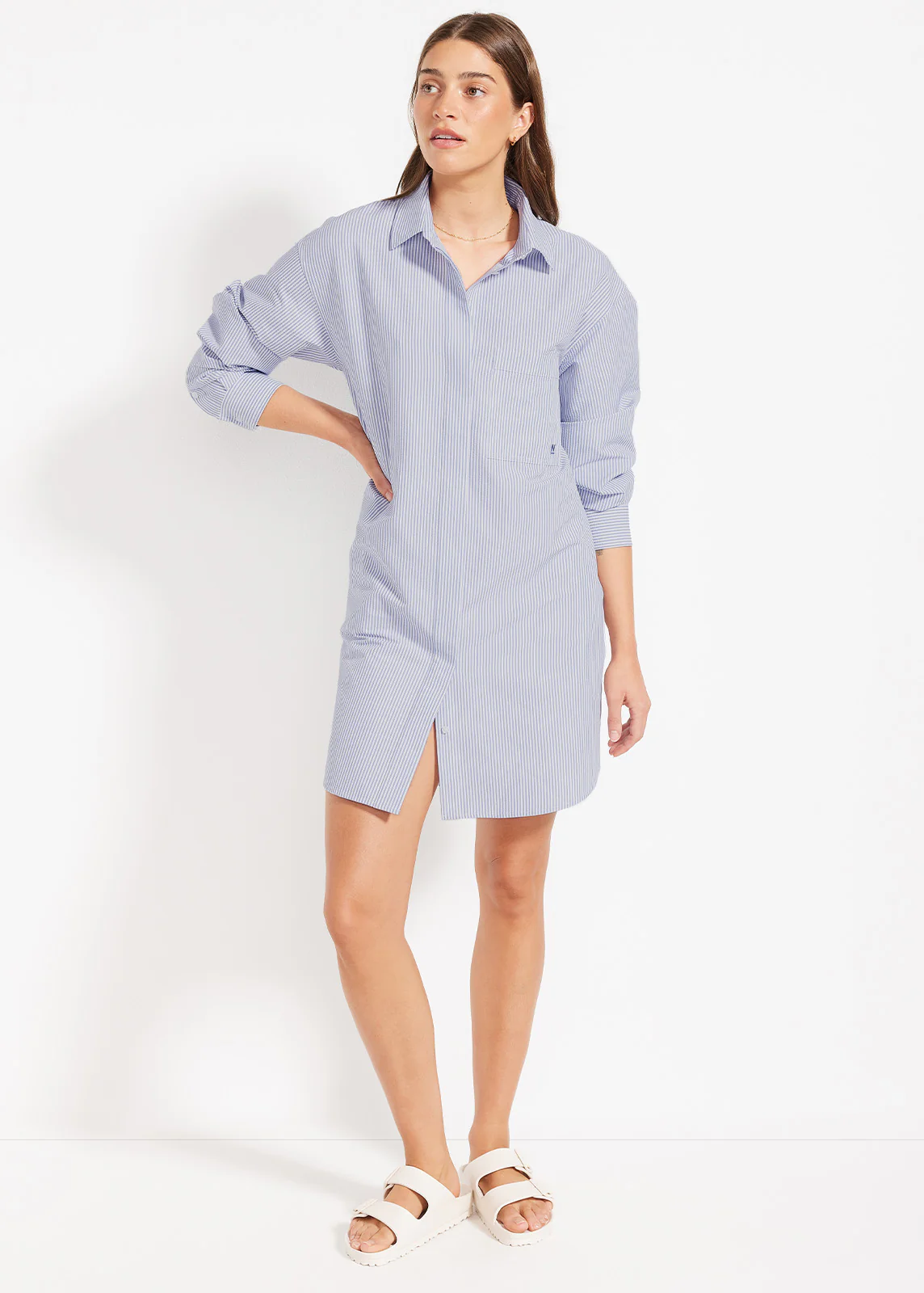On The Move Shirt Dress - Image 3