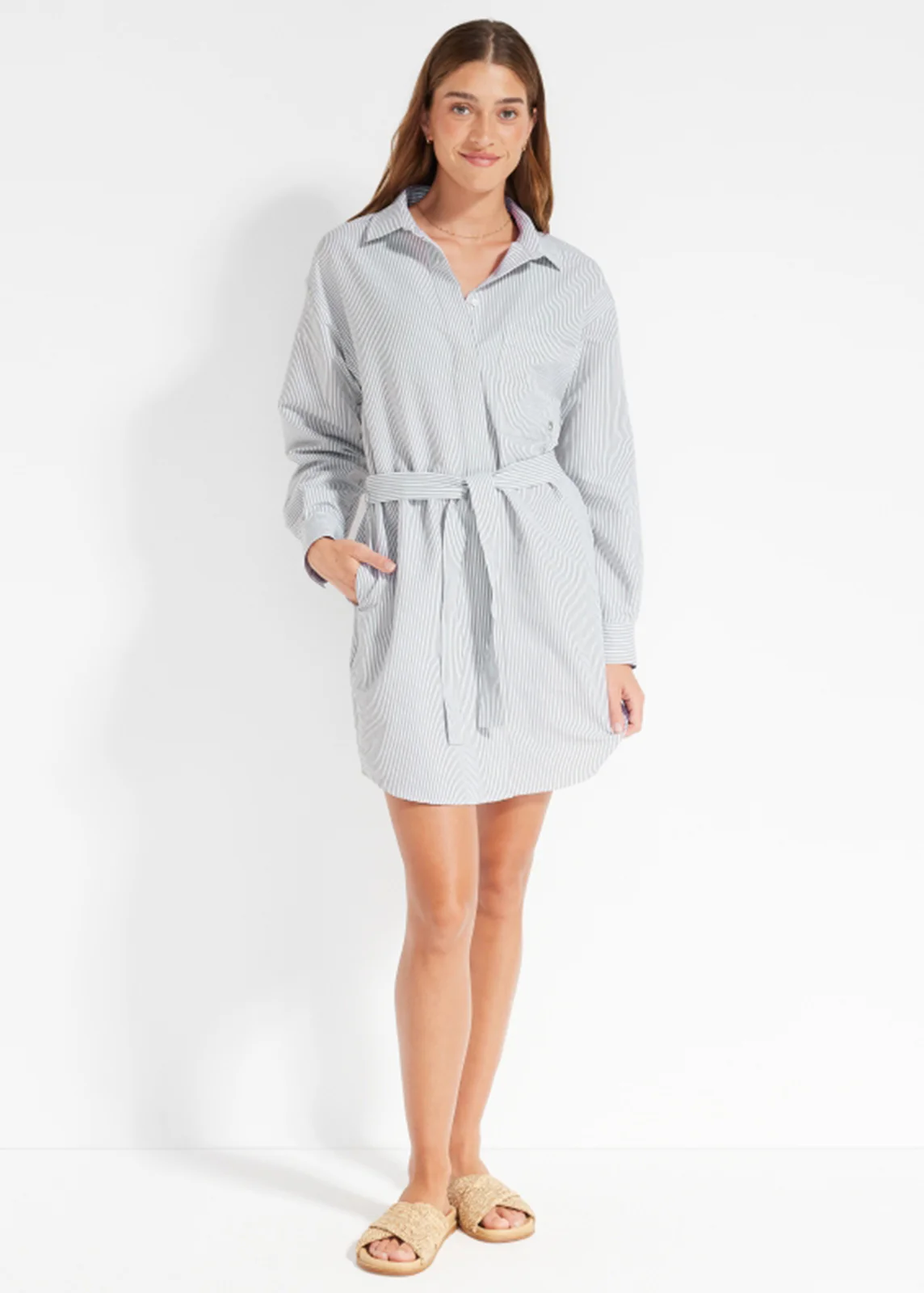 On The Move Shirt Dress - Image 4