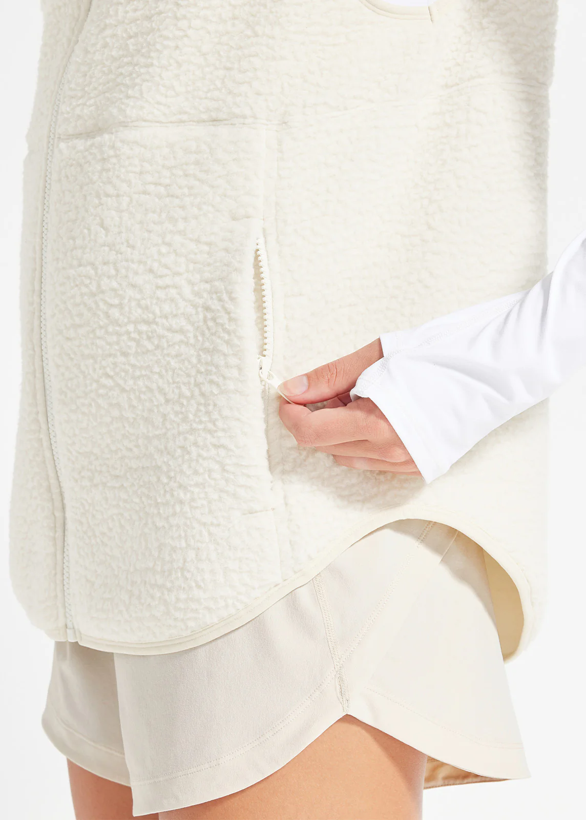 Rain Or Shine Sherpa Vest - Image 4