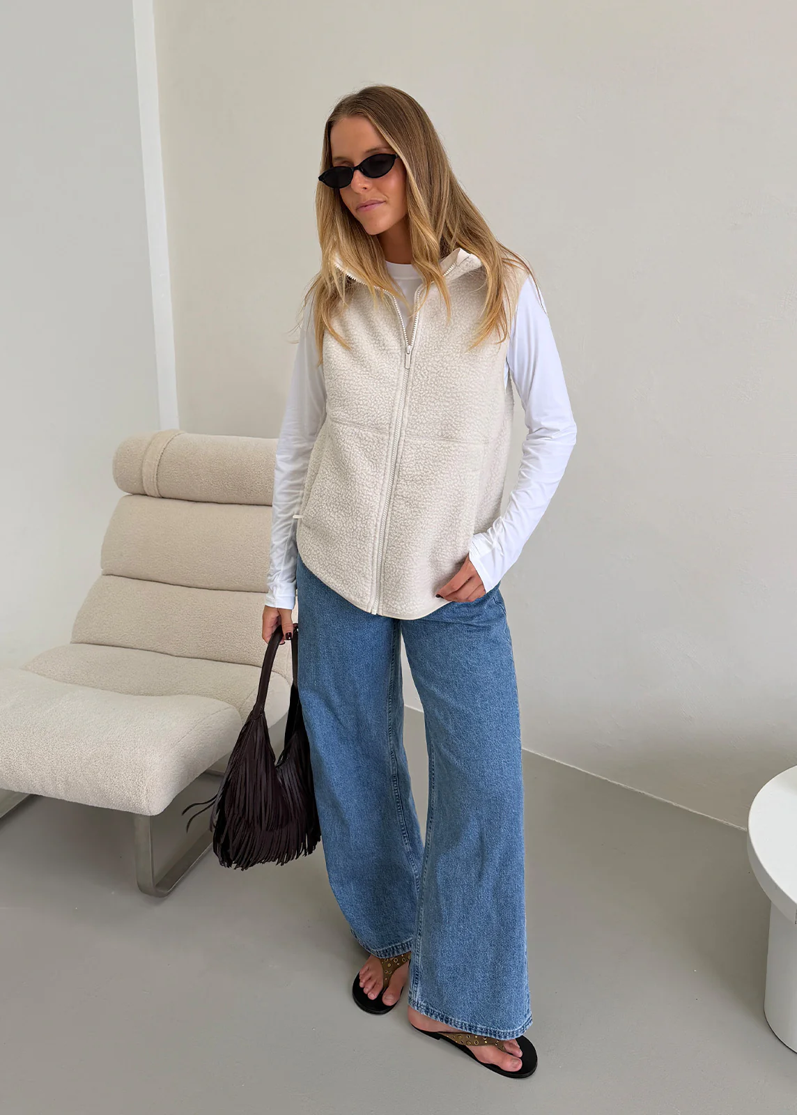 Rain Or Shine Sherpa Vest - Image 5