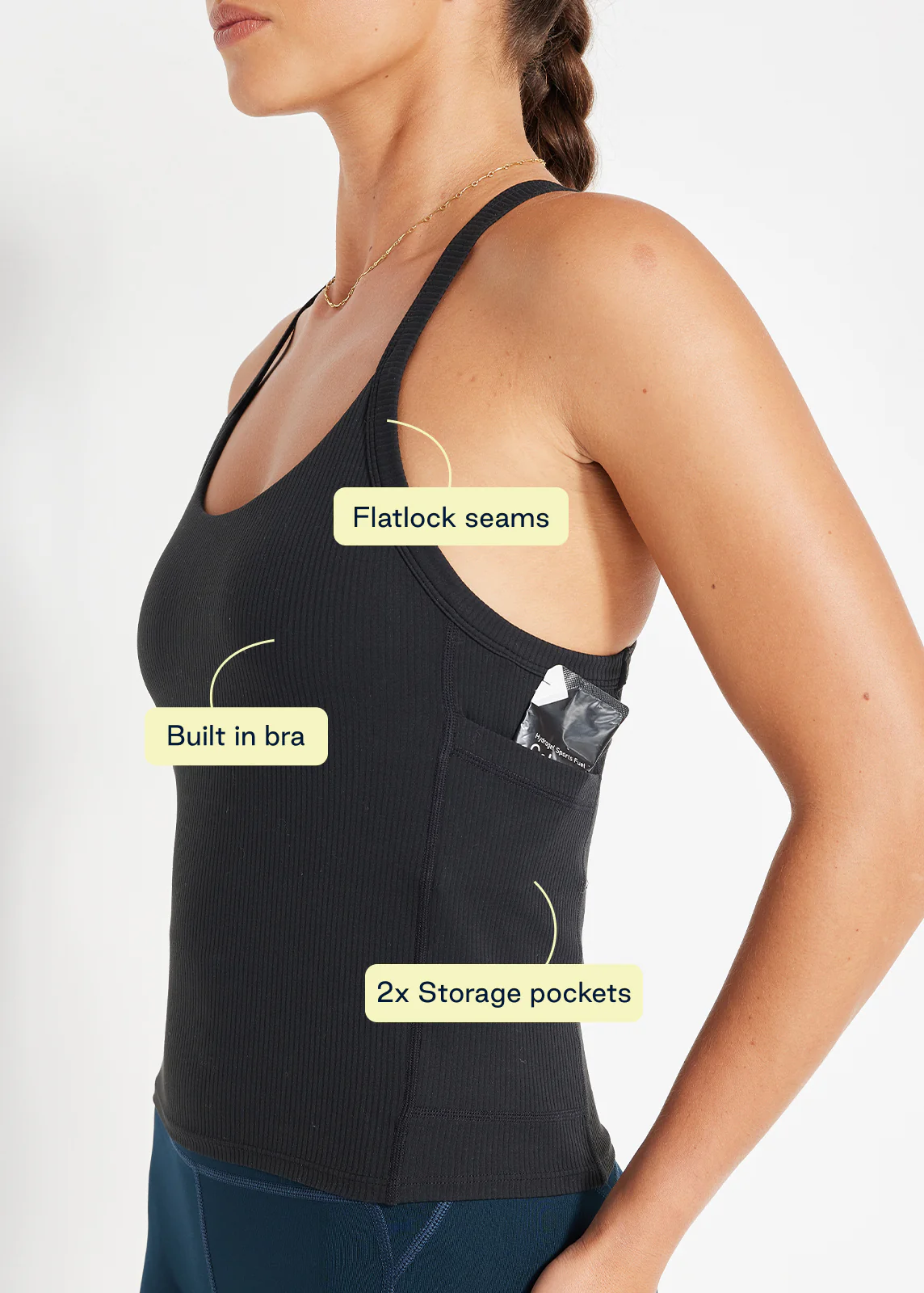 Ribbed Cardio 2-1 Tank - Image 6