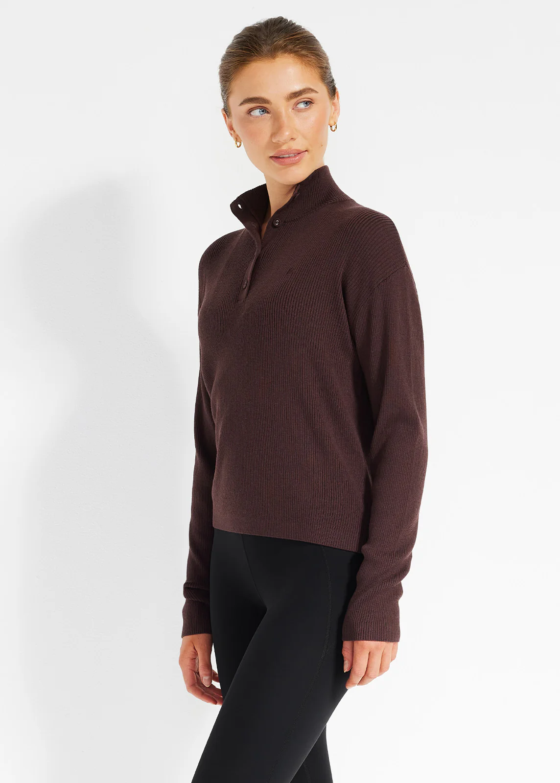 Snug Knit Ribbed Polo - Image 3