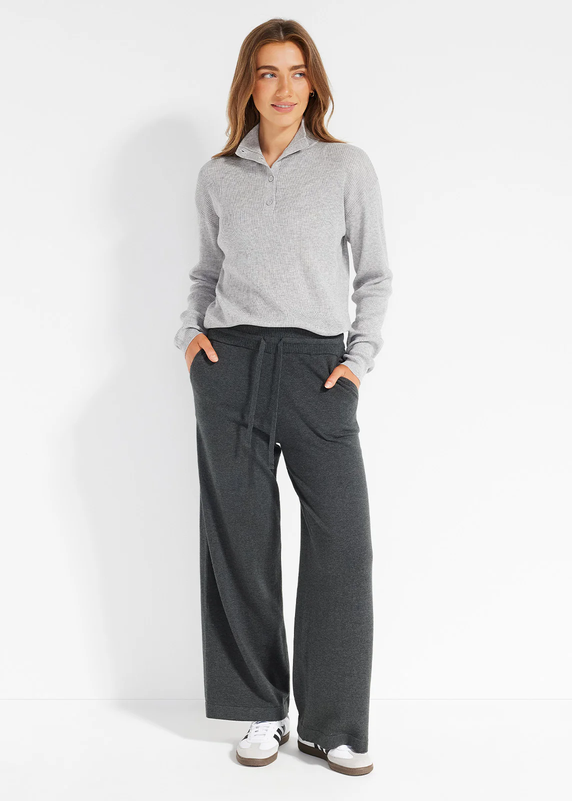 Snug Knit Ribbed Polo - Image 3