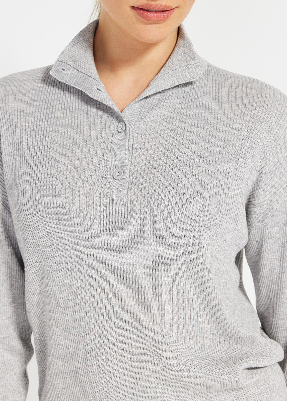 Snug Knit Ribbed Polo - Image 4