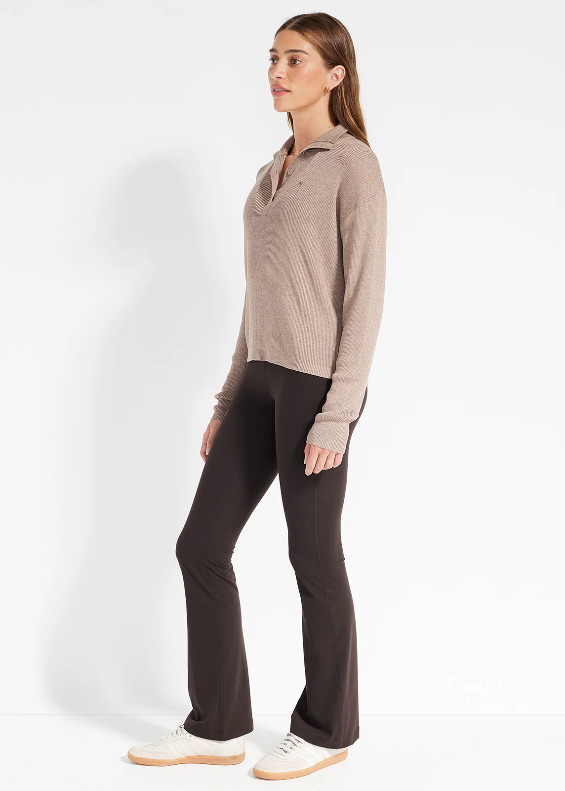 Snug Knit Ribbed Polo - Image 4