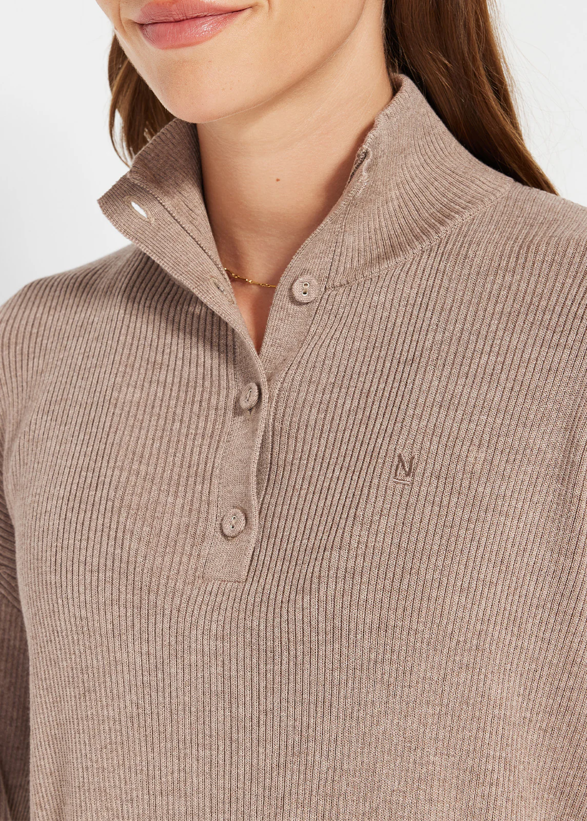 Snug Knit Ribbed Polo - Image 5